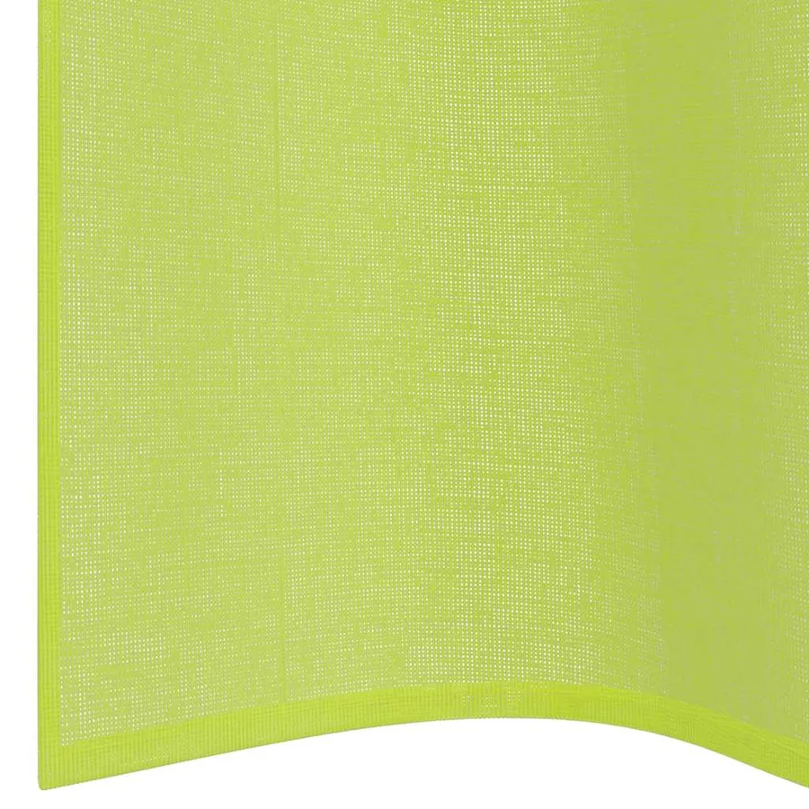 Rideaux en voile avec œillets 2 pcs vert pomme 140x225 cm - 6