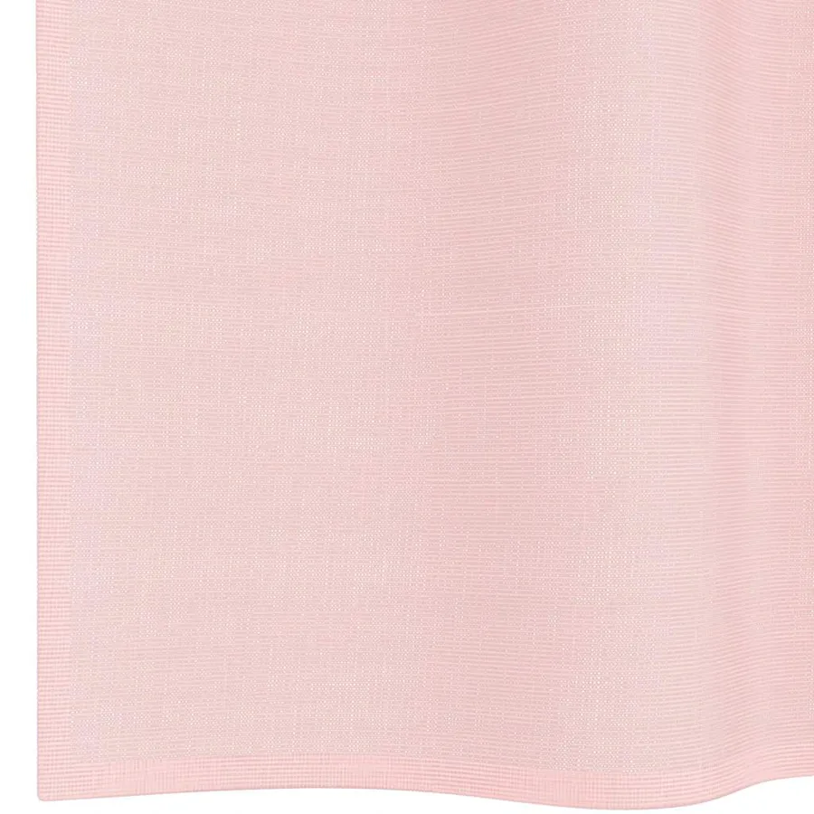 Rideaux en voile avec œillets 2 pcs rose clair 140x300 cm - 6
