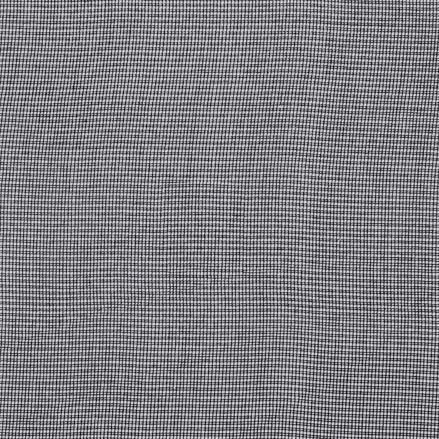 Rideaux en voile avec œillets 2 pcs noir 140x175 cm - 7
