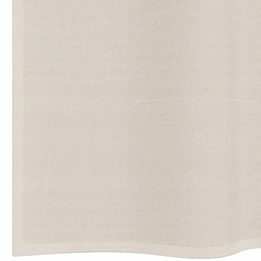 Rideaux en voile avec œillets 2 pcs crème 140x300 cm - 6