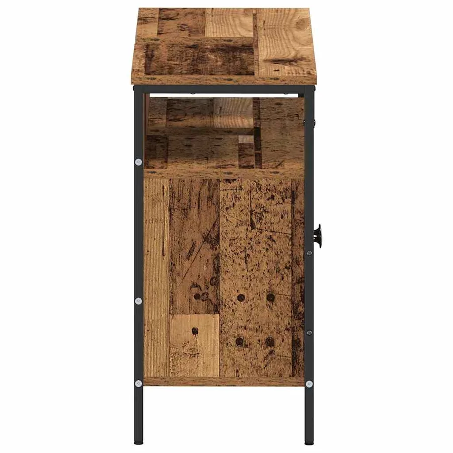 Meuble de Lavabo de Salle de Bain Bois ancien 80 x 30 x 60 cm - 7