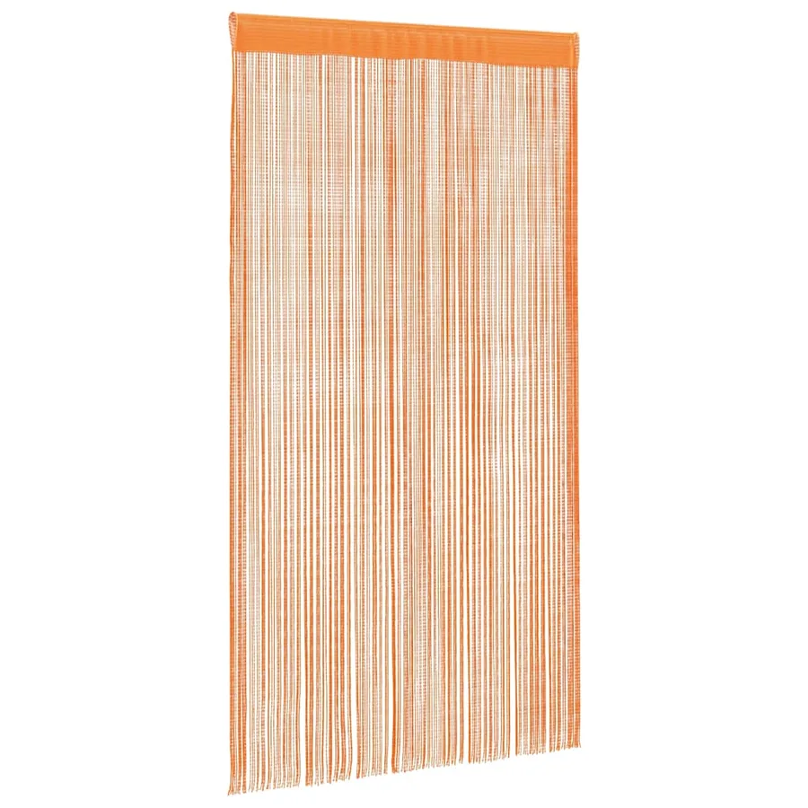 Rideaux à fils 2 pcs orange 100x250 cm - 3
