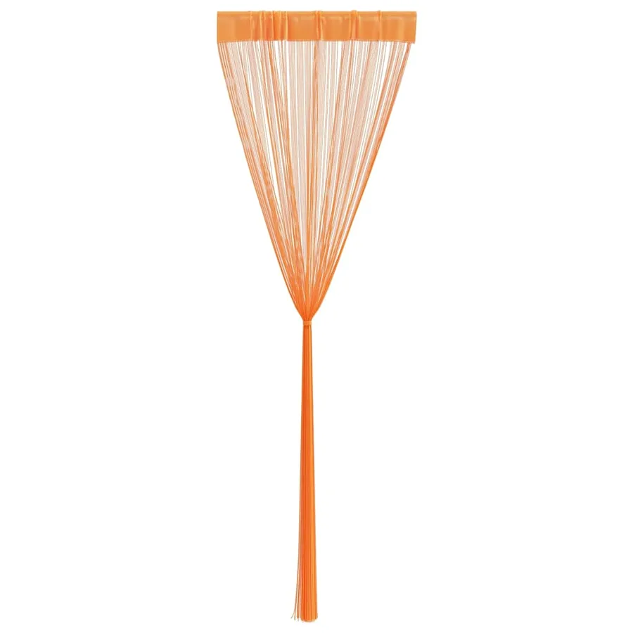 Rideaux à fils 2 pcs orange 100x250 cm - 5