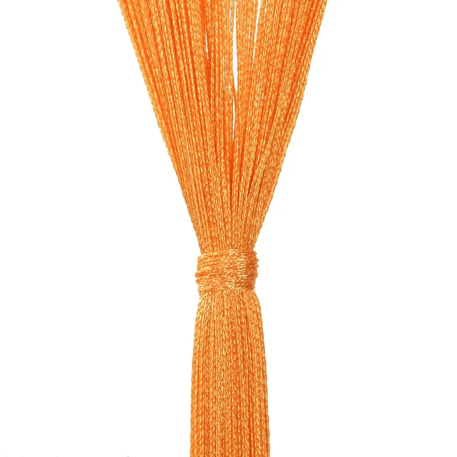 Rideaux à fils 2 pcs orange 100x250 cm - 7
