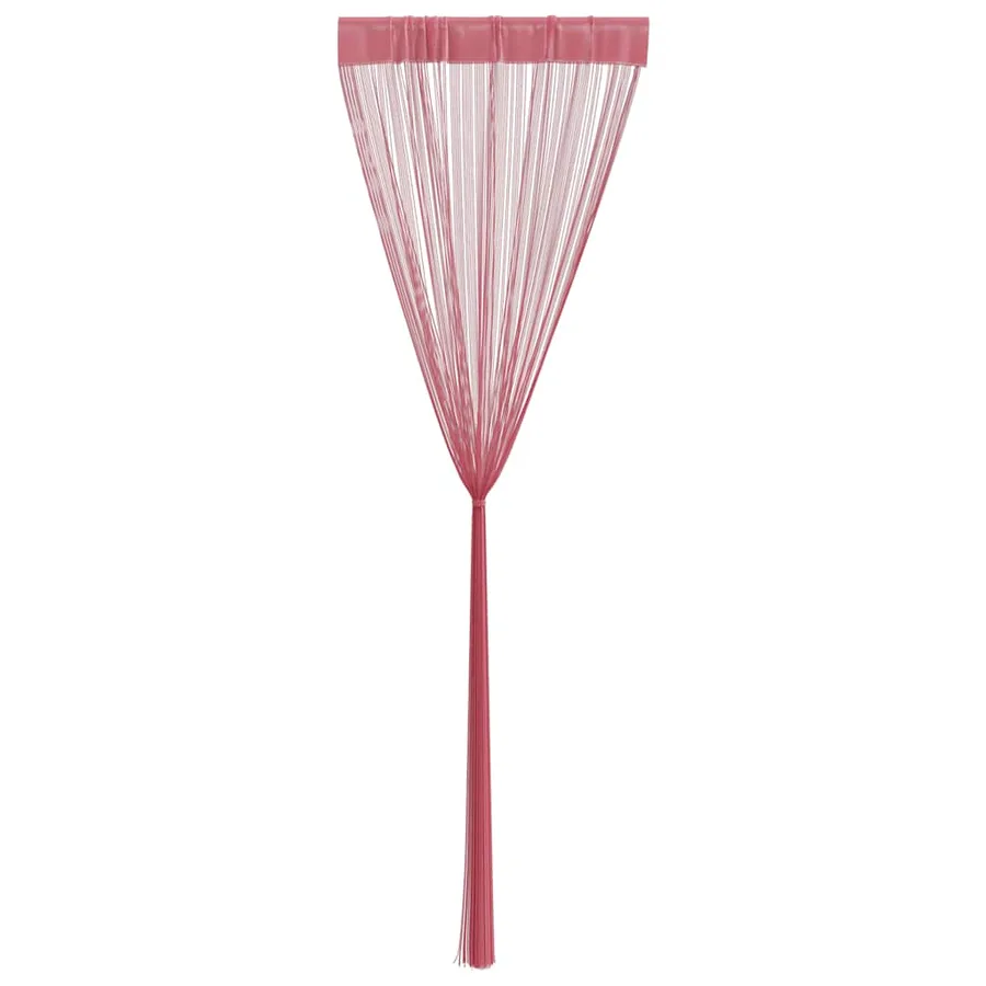 Rideaux à fils 2 pcs rose 100x250 cm - 5
