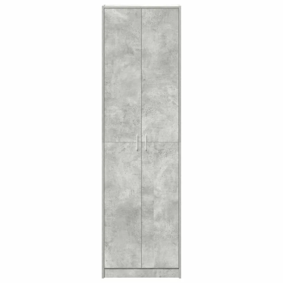 Armoire Gris béton 55 x 25 x 189 cm Bois d'ingénierie - 6