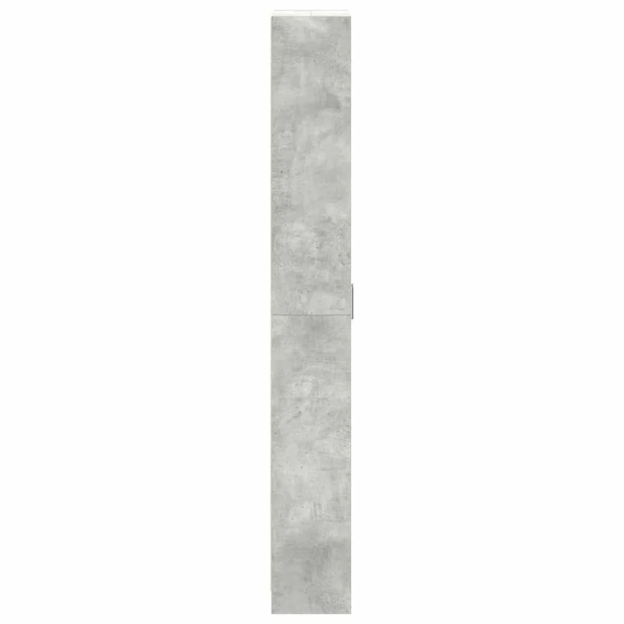 Armoire Gris béton 55 x 25 x 189 cm Bois d'ingénierie - 7