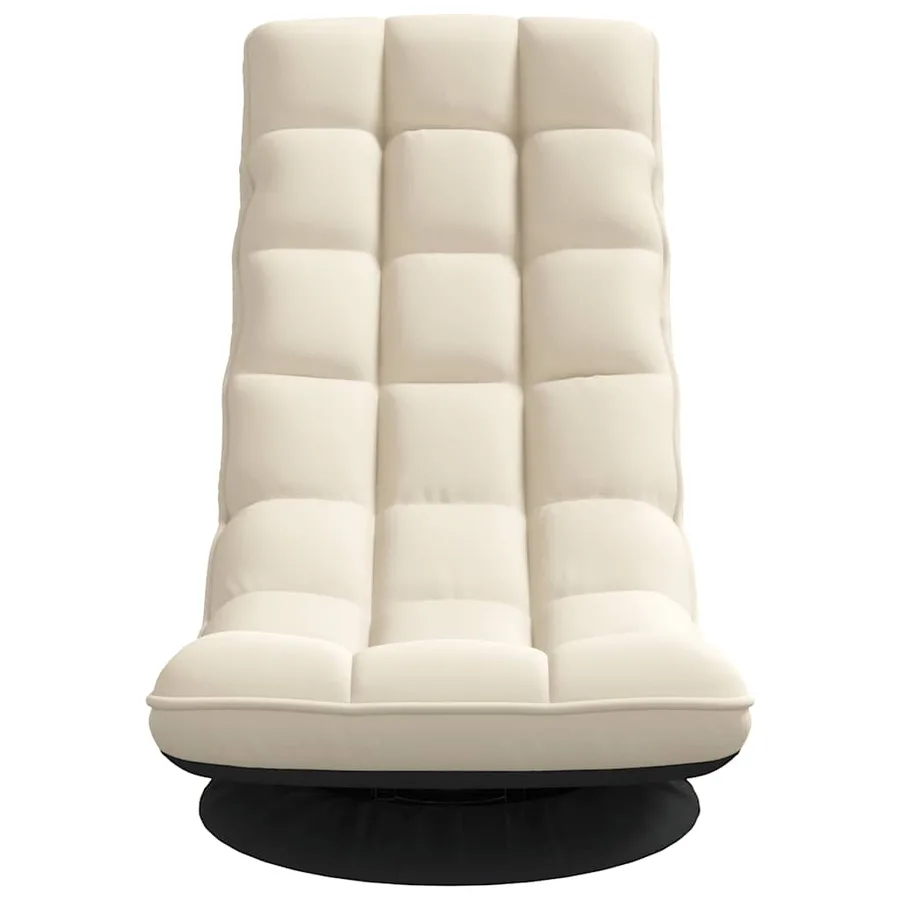 Chaise de sol pivotante en lin 70x51x79 cm - 4