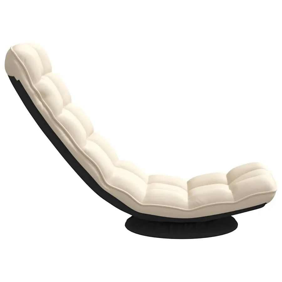 Chaise de sol pivotante en lin 70x51x79 cm - 5