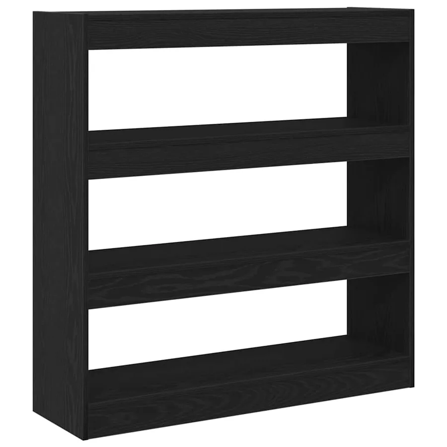 Bibliothèque Chêne noir 100 x 30 x 103 cm Bois d'ingénierie - 5