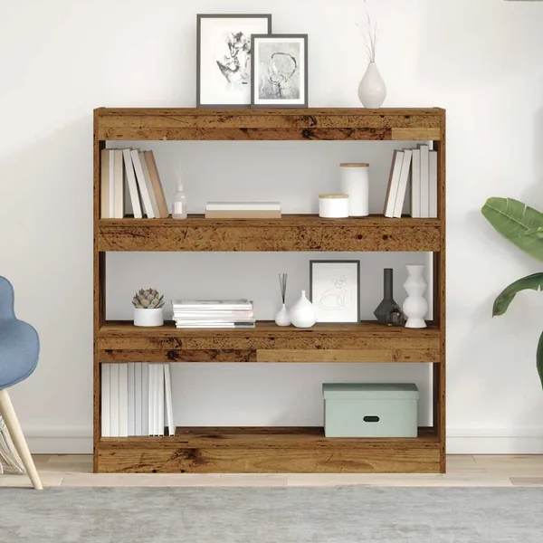 Bibliothèque Bois ancien 100 x 30 x 103 cm Bois d'ingénierie