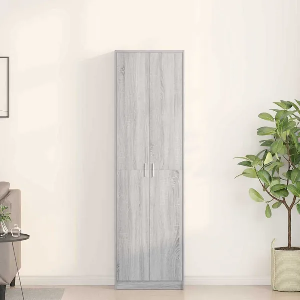 Armoire Gris Sonoma 55 x 25 x 189 cm Bois d'ingénierie
