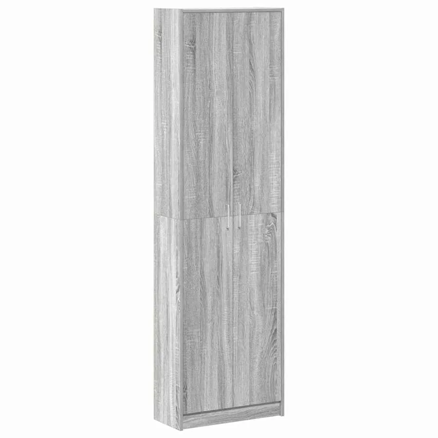Armoire Gris Sonoma 55 x 25 x 189 cm Bois d'ingénierie - 2