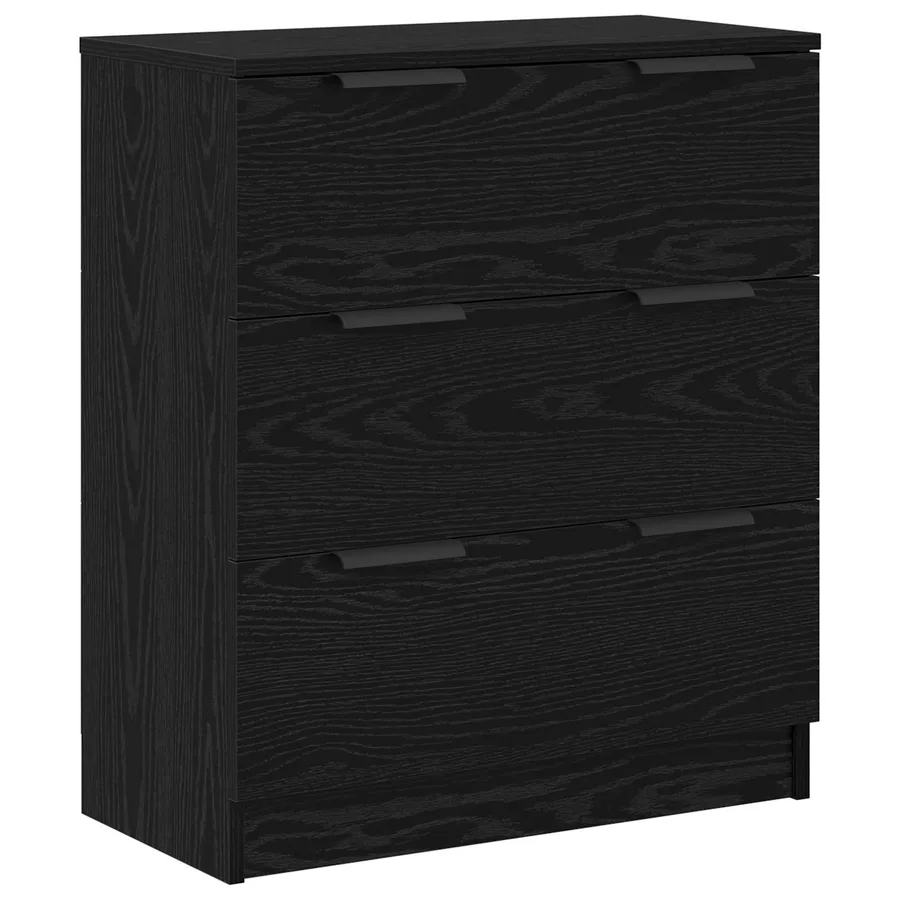 Buffet 3 pcs Chêne noir 181 x 30 x 70 cm Bois d'ingénierie - 6