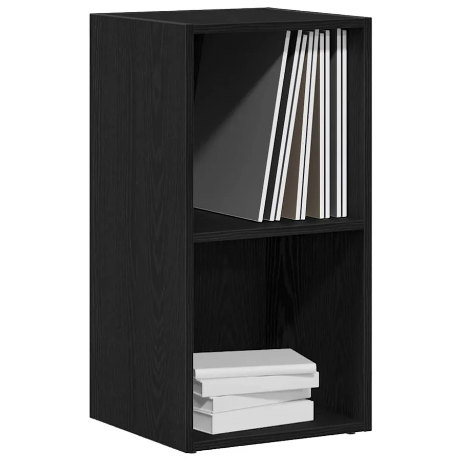 Boîtes de rangement LP chêne noir 71x34x36 cm bois ingénierie - 4