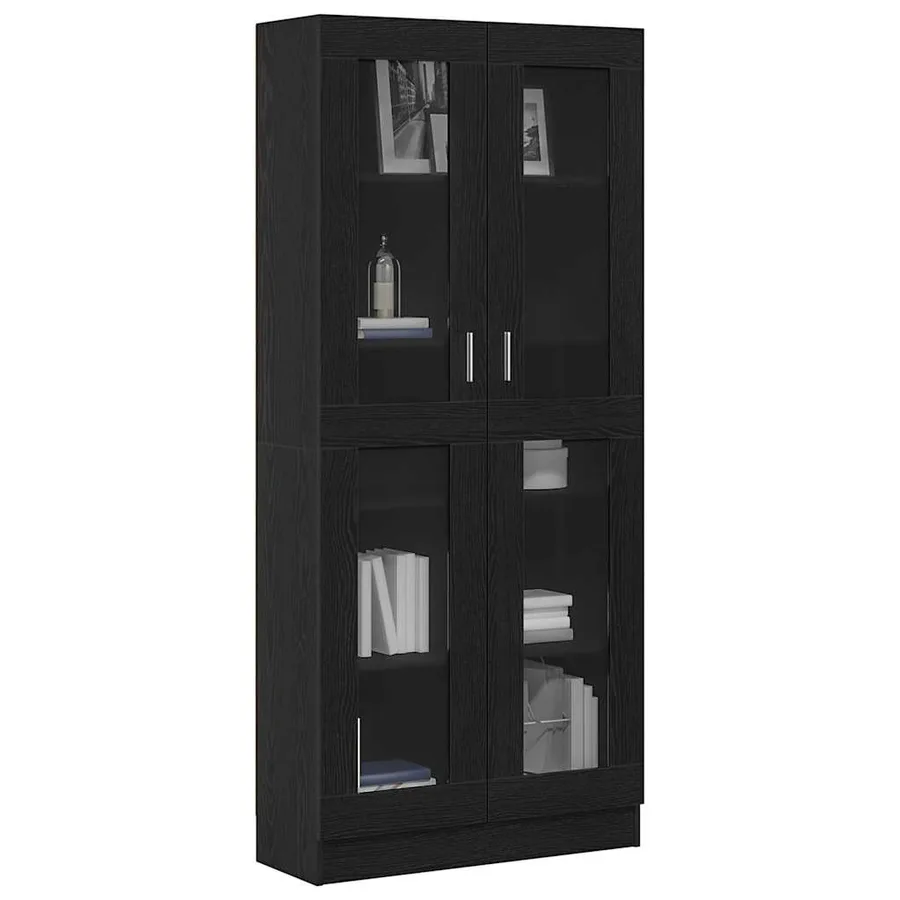 Bibliothèque Chêne noir 82,5 x 30,5 x 185 cm Bois d'ingénierie - 3