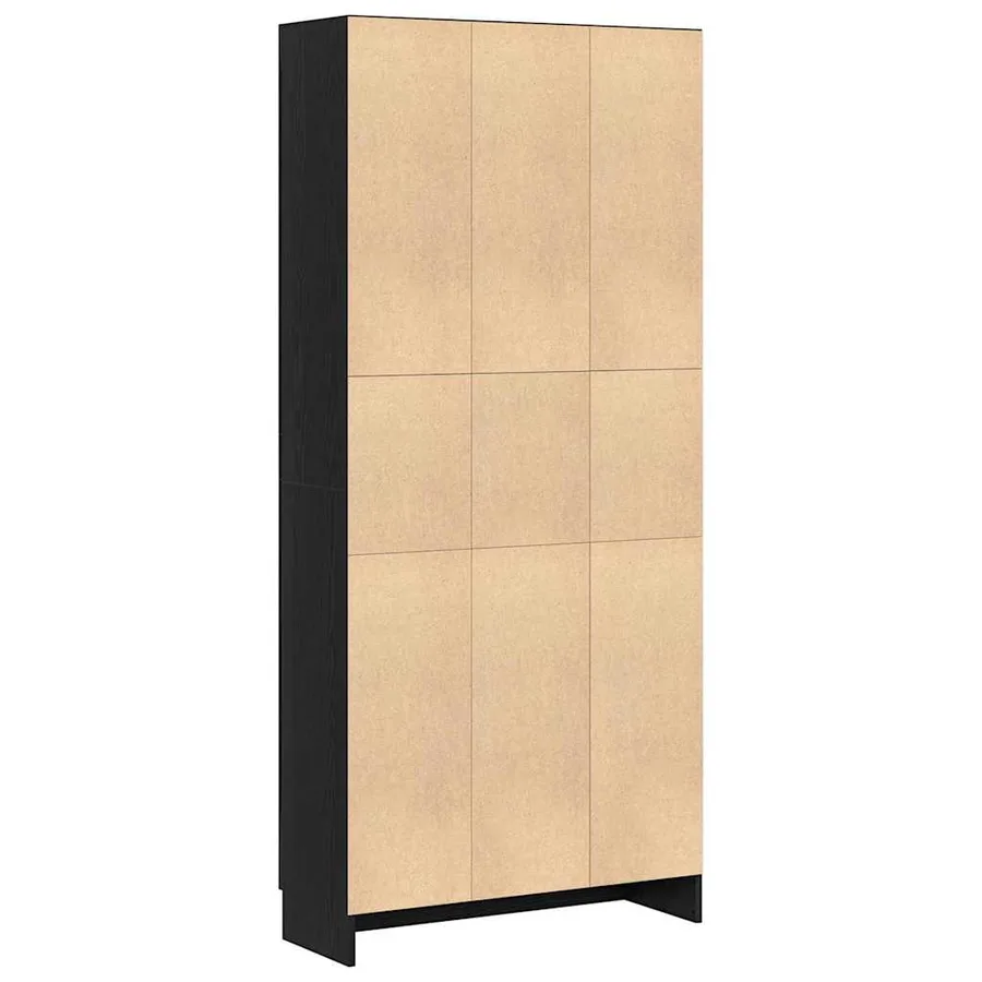 Bibliothèque Chêne noir 82,5 x 30,5 x 185 cm Bois d'ingénierie - 6