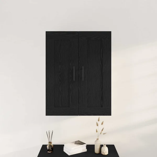 Meuble mural Chêne noir 69,5 x 34 x 90 cm Bois d'ingénierie
