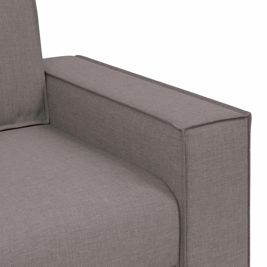 Canapé 2 places Taupe 180x78x84 cm Tissu - 7
