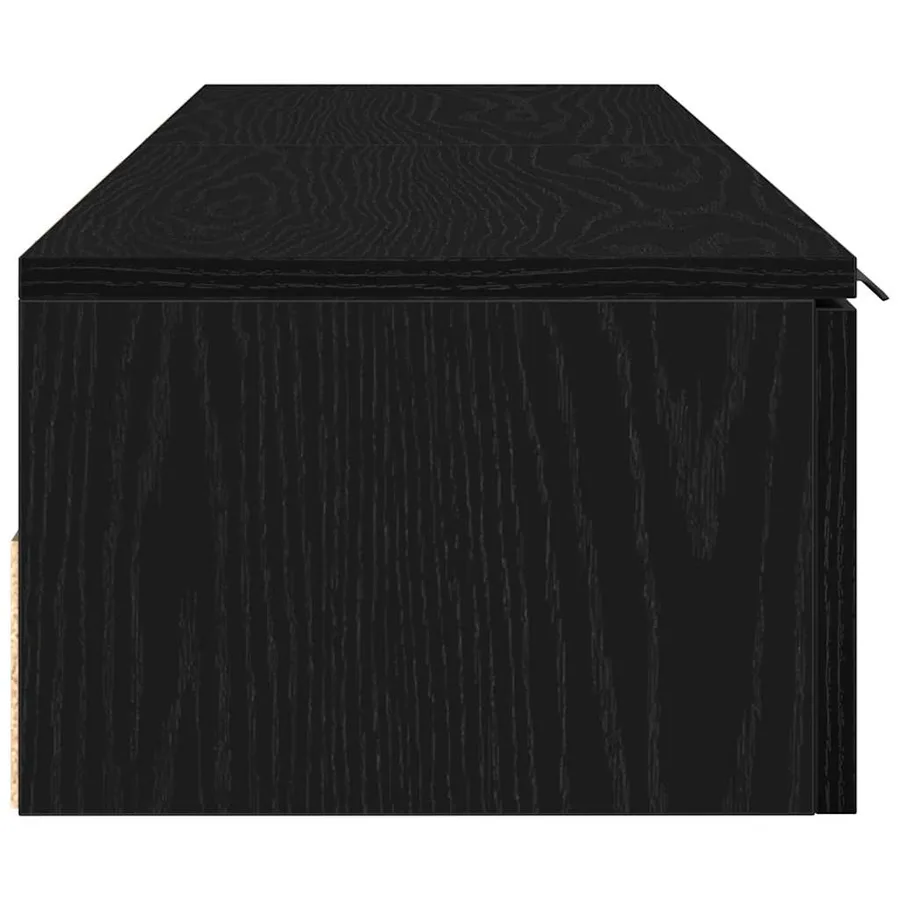 Meuble mural 2 pcs Chêne noir 68 x 30 x 20 cm Bois d'ingénierie - 7