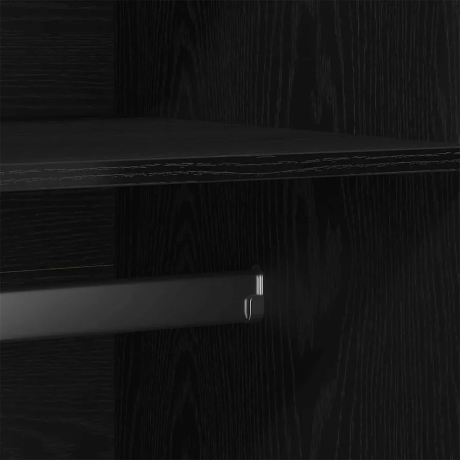 Armoire Chêne noir 90 x 52 x 200 cm Bois d'ingénierie - 8