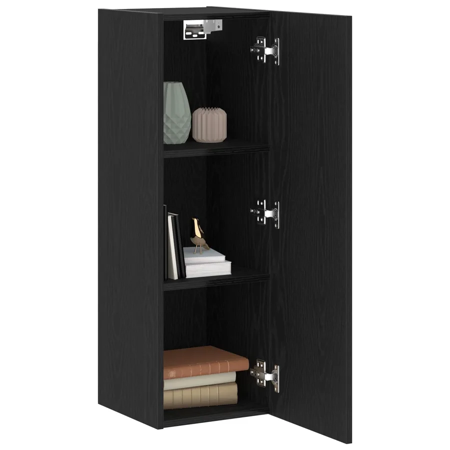 Meuble TV mural 2 pcs Chêne noir 30,5 x 28,5 x 90 cm - 3