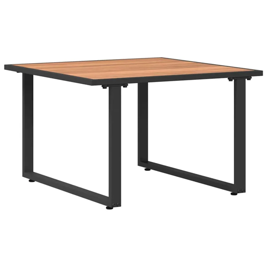 Table basse Noir et Marron 55 x 55 x 35 cm - 5