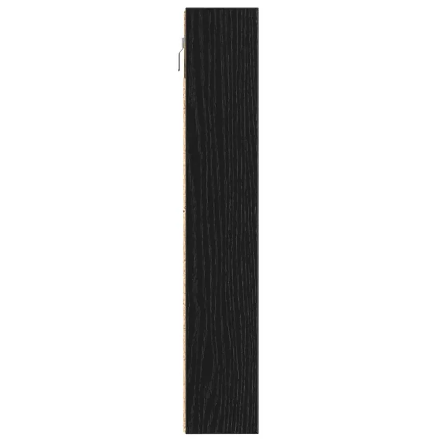 Vitrine Chêne noir 100 x 8,5 x 50 cm Bois d'ingénierie - 6