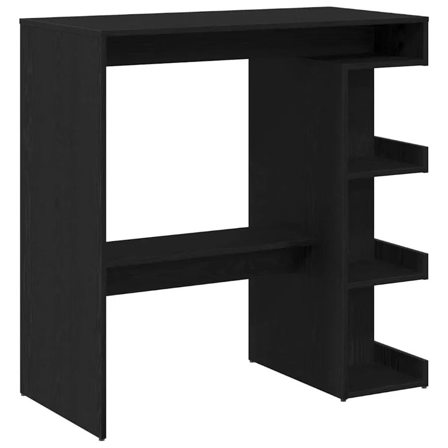Table de bar Chêne noir 100 x 48 x 101,5 cm Bois d'ingénierie - 5
