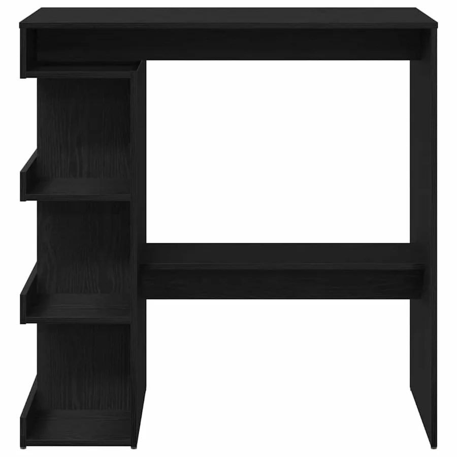 Table de bar Chêne noir 100 x 48 x 101,5 cm Bois d'ingénierie - 6
