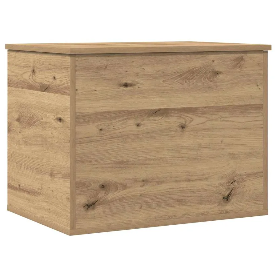 Boîte de Rangement chêne artisanal 60 x 42 x 46 cm - 2