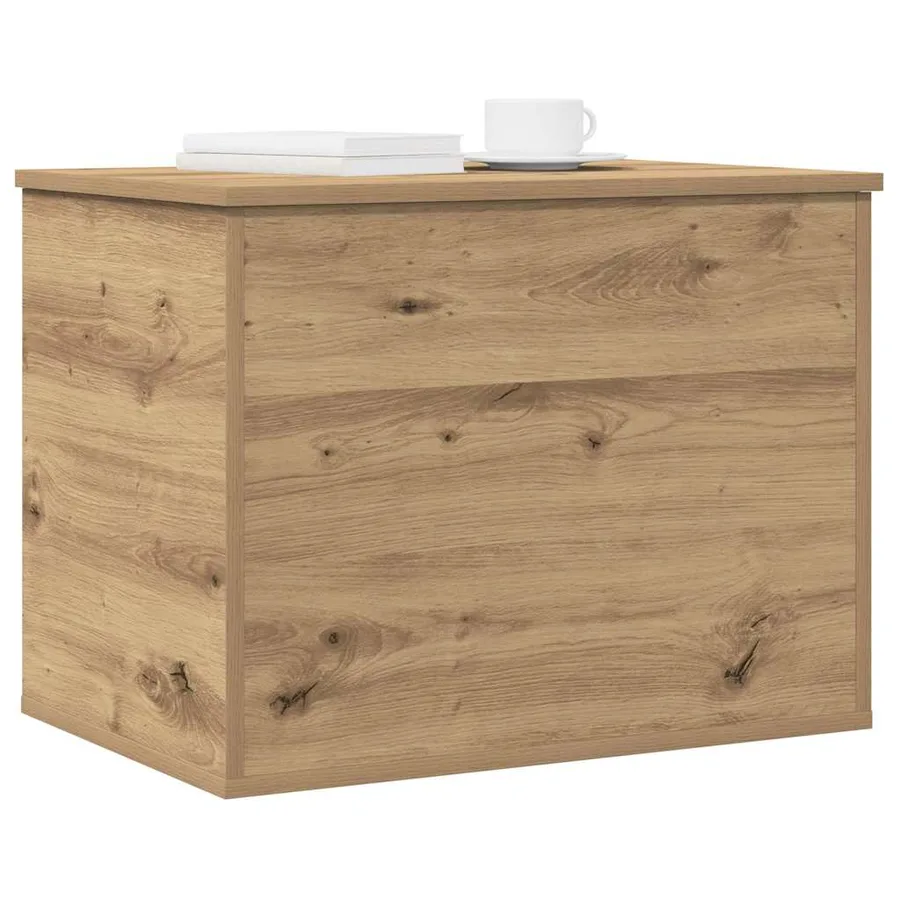 Boîte de Rangement chêne artisanal 60 x 42 x 46 cm - 3