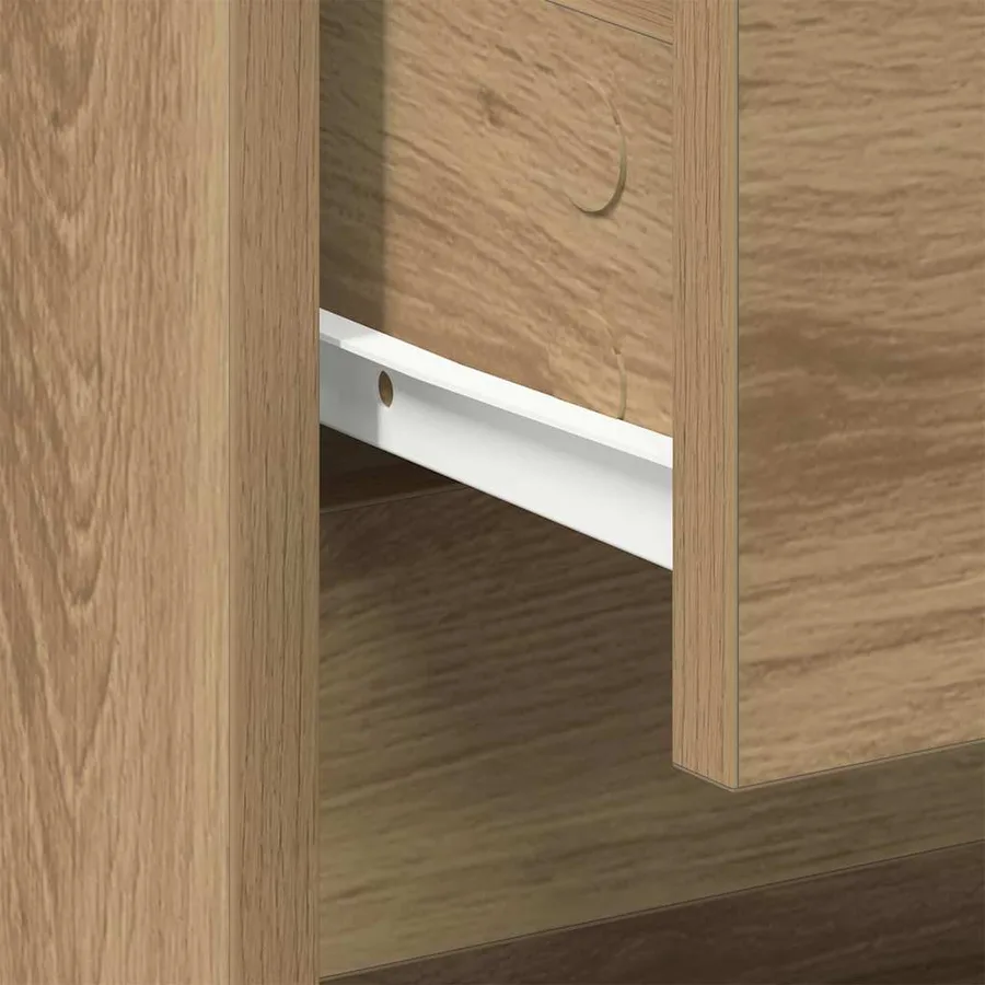 Cabinet de chevet Chêne artisanal 45 x 34 x 44,5 cm - 8
