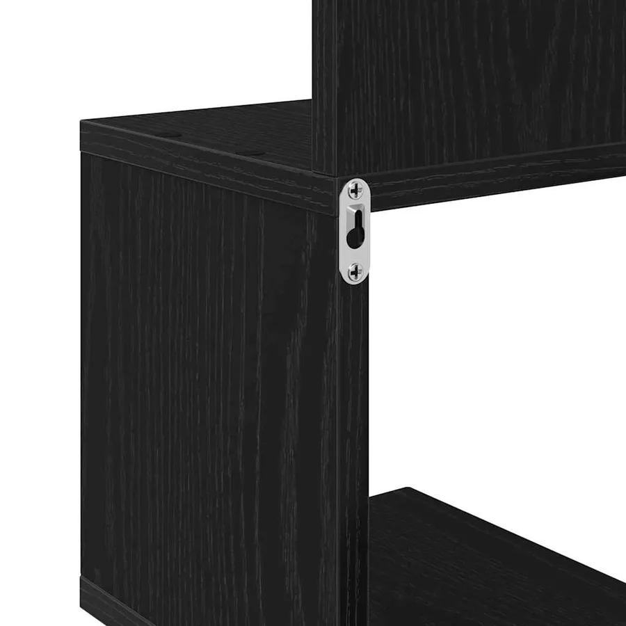 Étagère d'angle Chêne noir 20 x 20 x 127,5 cm Bois d'ingénierie - 7