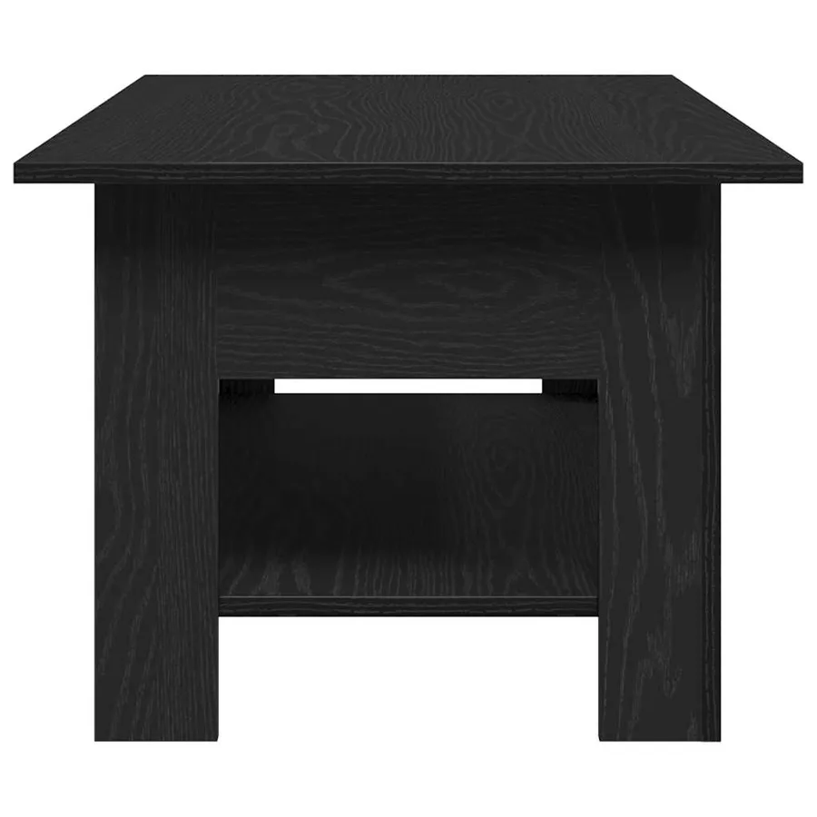 Table basse Chêne noir 102 x 55 x 42 cm Bois d'ingénierie - 6