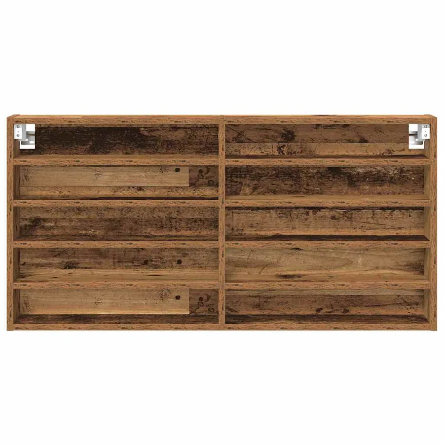 Vitrine Bois Ancien 100 x 8,5 x 50 cm Bois d'ingénierie - 5