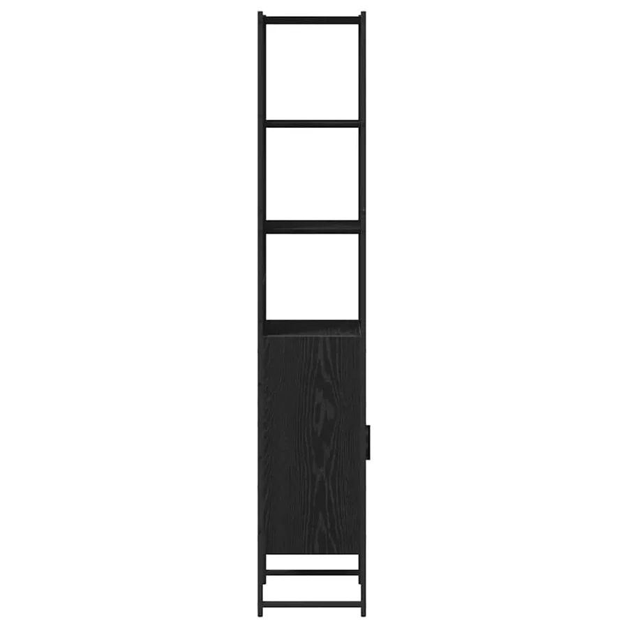 Armoire de salle de bain Chêne noir 33 x 33 x 185,5 cm - 7