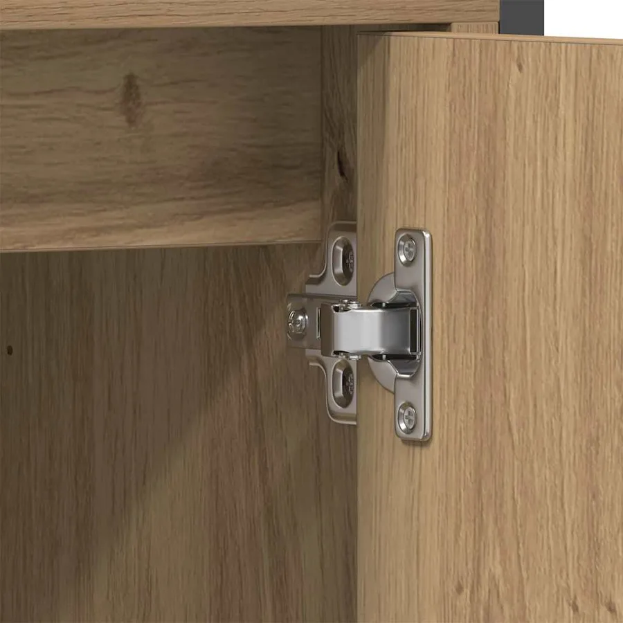 Ensemble de mobilier de salle de bain 4 pc Chêne artisanal - 13