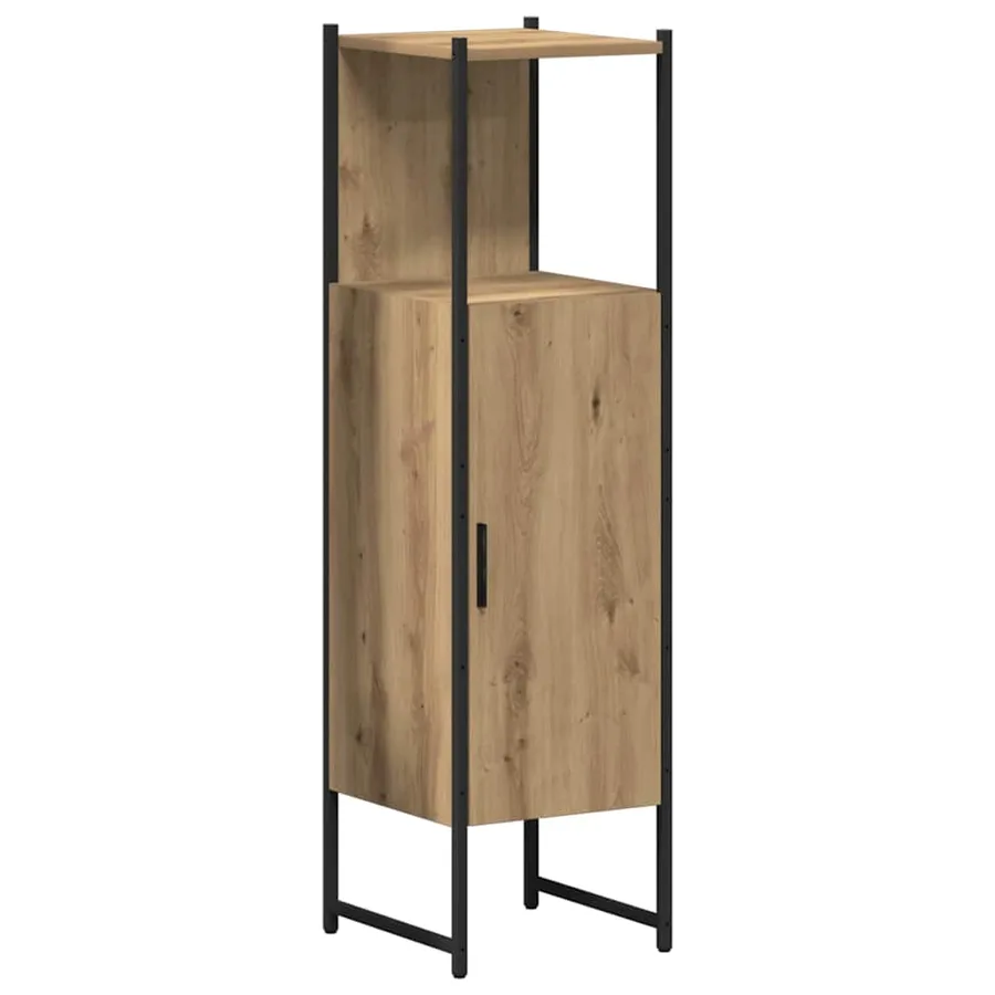 Ensemble de mobilier de salle de bain 4 pc Chêne artisanal - 7