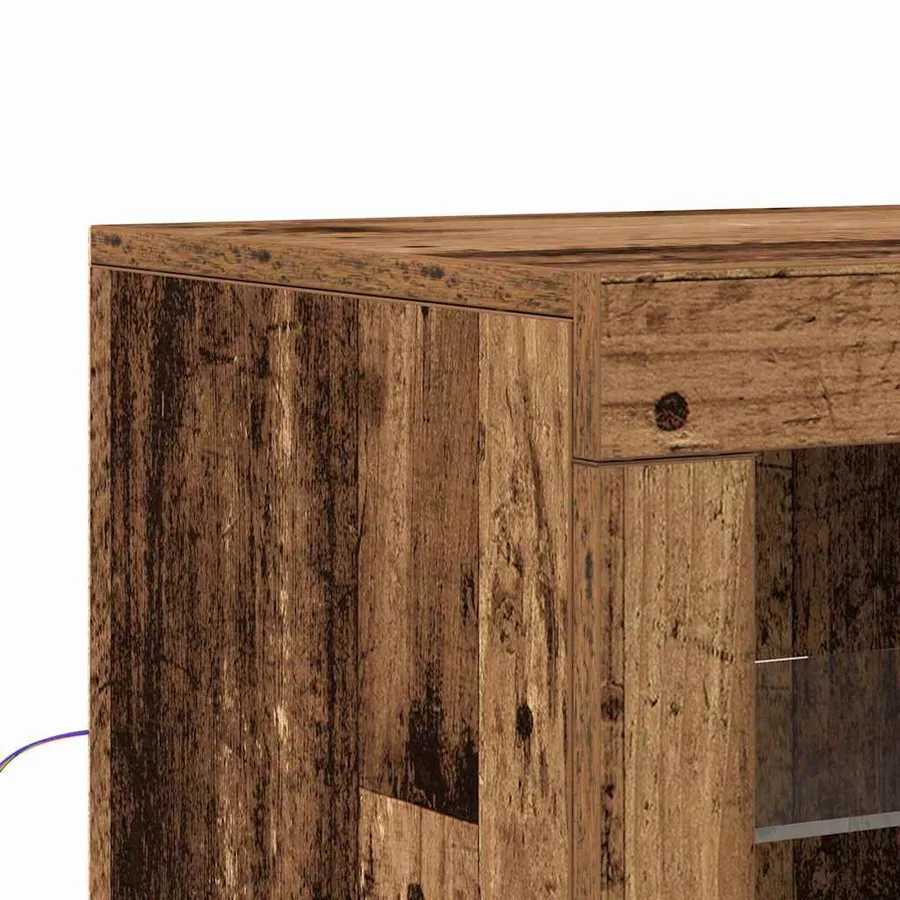 Buffet LED Bois ancien 41 x 37 x 67 cm Bois d'ingénierie - 10