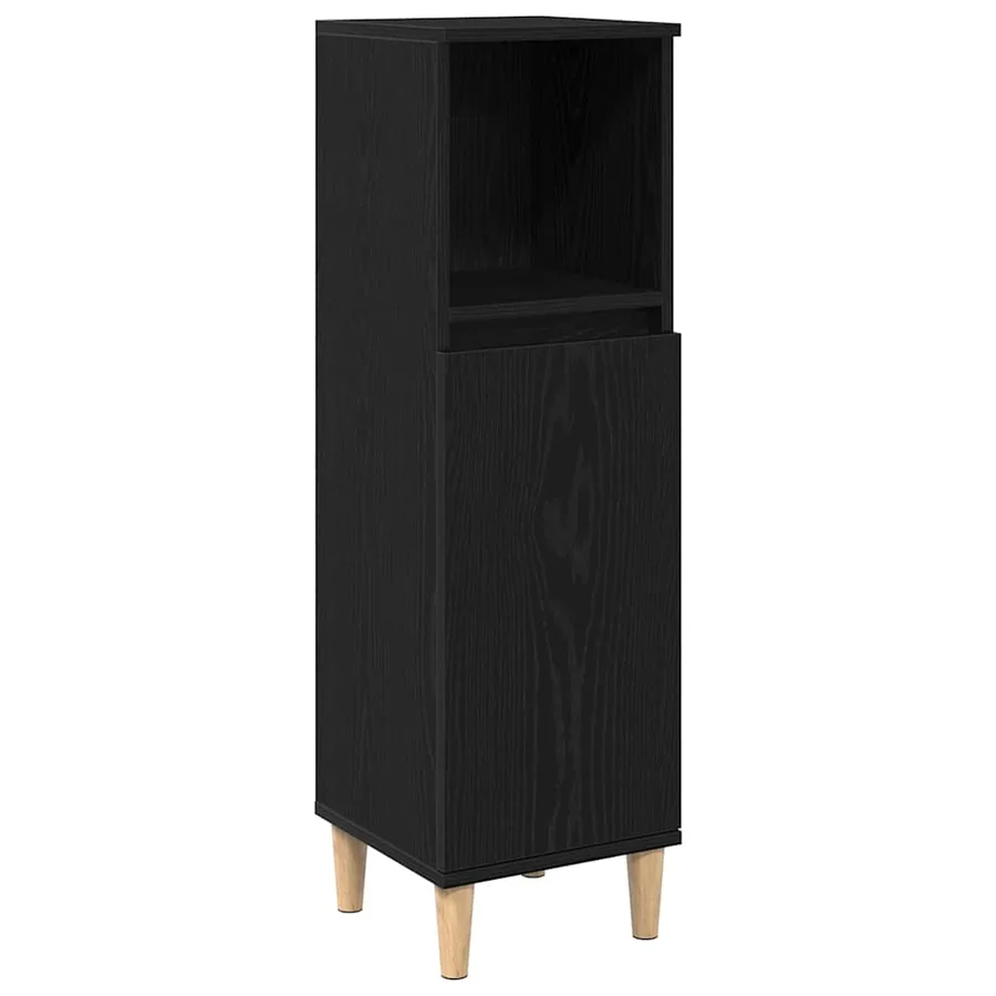 Ensemble de mobilier de salle de bain 3 pcs Chêne noir - 6