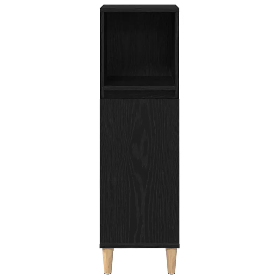 Ensemble de mobilier de salle de bain 3 pcs Chêne noir - 9