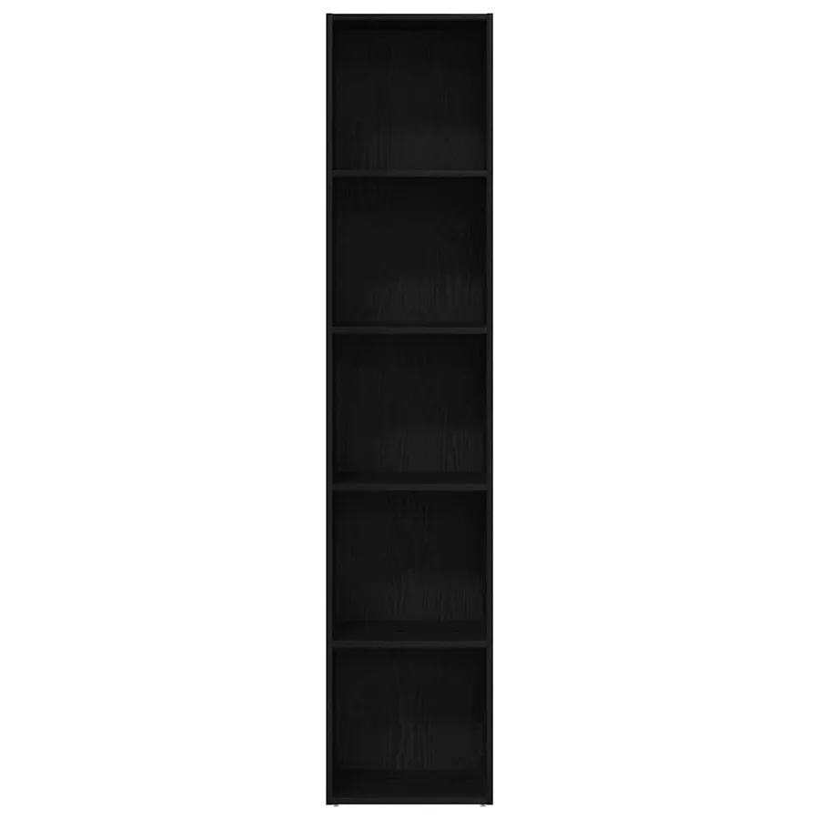 Bibliothèque Chêne noir 40x30x189 cm Bois d'ingénierie - 4