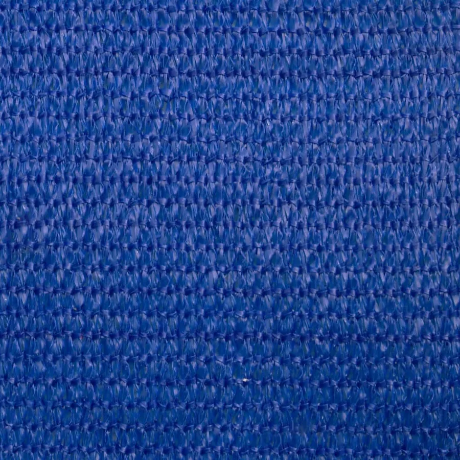 Voile d'ombrage 160 g/m² carré bleu 7x7 m PEHD - 9