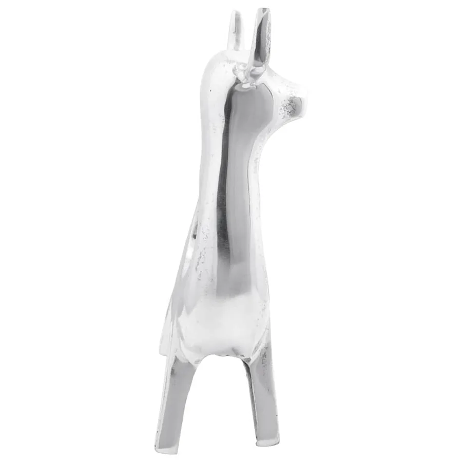 Sculpture de taureau Argenté 22 x 9,5 x 34 cm Aluminium - 4