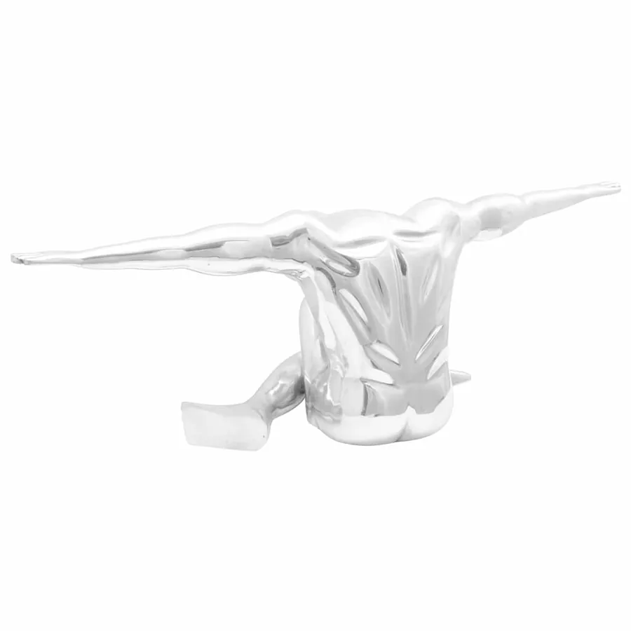 Sculpture Argenté 91,5 x 32 x 33 cm Aluminium - 2
