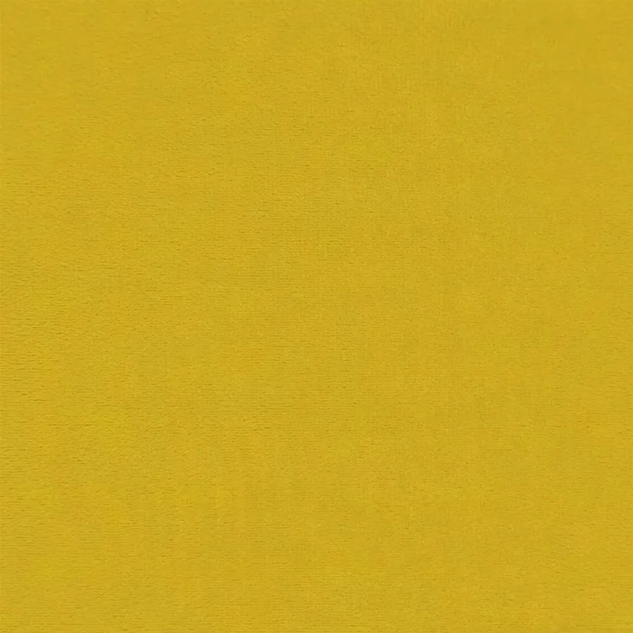 Canapé 2 places jaune velours 180 x 78 x 84 cm - 8