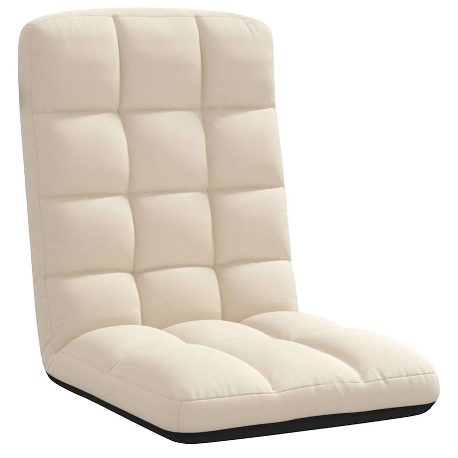 Chaise de sol pliante en lin 71 x 51 x 62 cm - 2