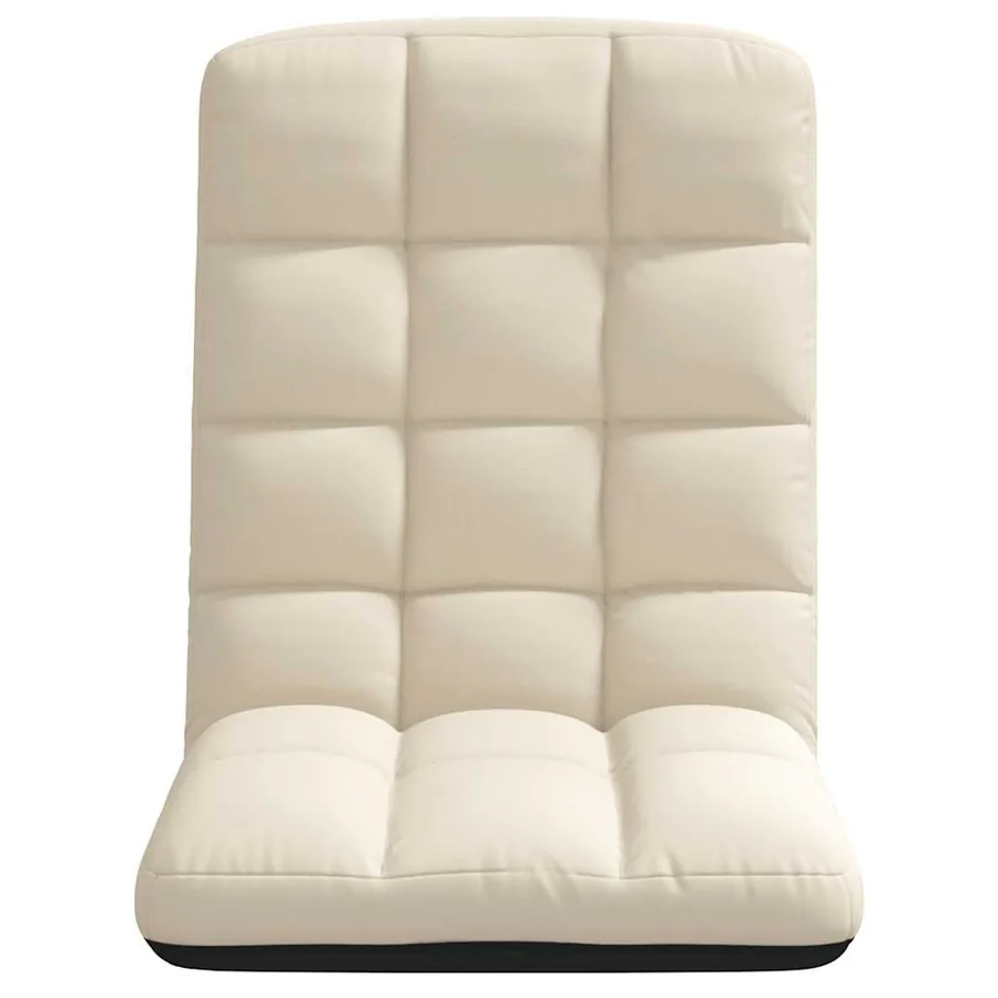 Chaise de sol pliante en lin 71 x 51 x 62 cm - 4