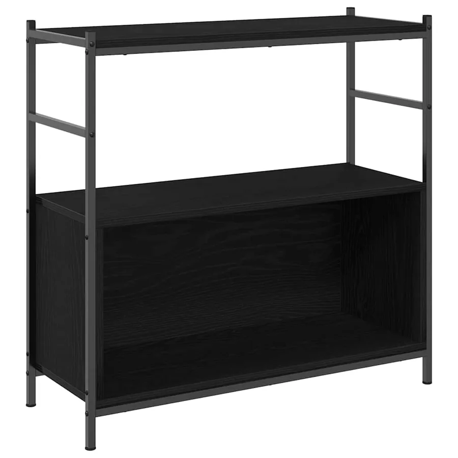Étagère Chêne noir 80 x 30 x 78.5 cm Bois d'ingénierie - 2